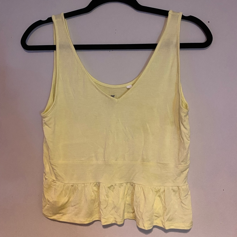 Neon Yellow Tank